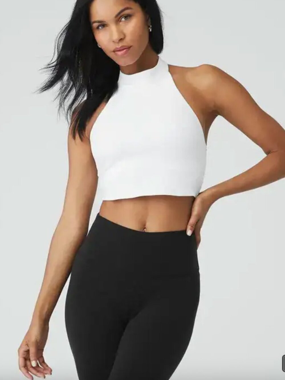 Alo Yoga Airbrush Millennial Bra Tank - White